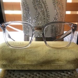 Authenticate❤️Gucci Clear Frame Glasses